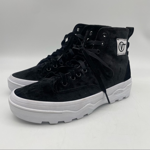 Vans Sentry Old Skool Black high top Wafflecup Sneakers. Size 9 - Picture 3 of 8